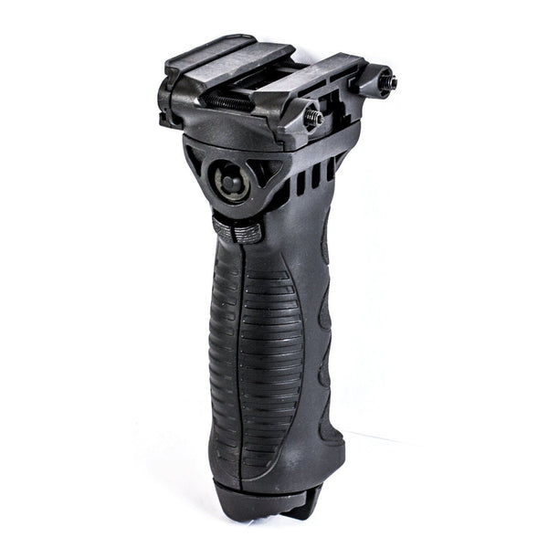 Tactical Bipod Grip Foldable Foregrip Swivel Rotating firearm Fits Picatinny Rail Rifle Mount