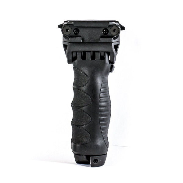Tactical Bipod Grip Foldable Foregrip Swivel Rotating firearm Fits Picatinny Rail Rifle Mount