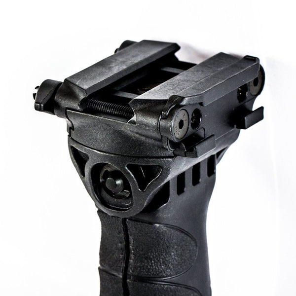 Tactical Bipod Grip Foldable Foregrip Swivel Rotating firearm Fits Picatinny Rail Rifle Mount