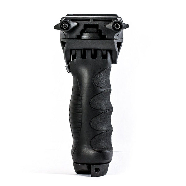 Tactical Bipod Grip Foldable Foregrip Swivel Rotating firearm Fits Picatinny Rail Rifle Mount