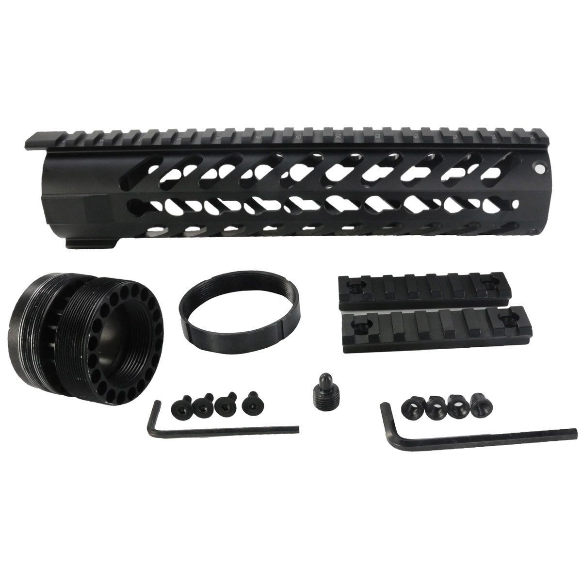 10" Keymod Handguard Panel Float Quad Rail Mounting Tactical Shotguns Picatinny