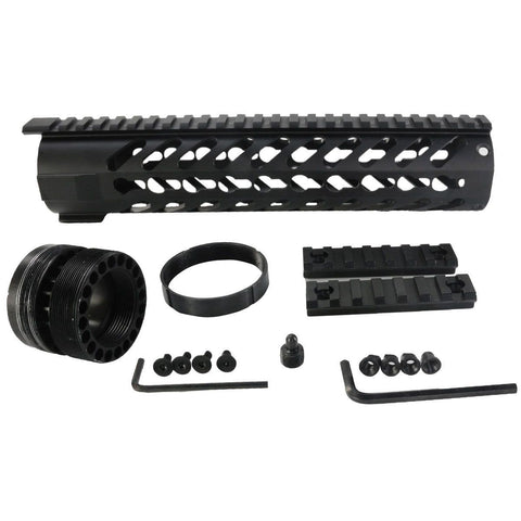10" Keymod Handguard Panel Float Quad Rail Mounting Tactical Shotguns Picatinny