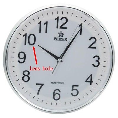 720P WiFi Hidden Wall Mount Clock Wireless Camera Cam DVR Digital Video Recorder
