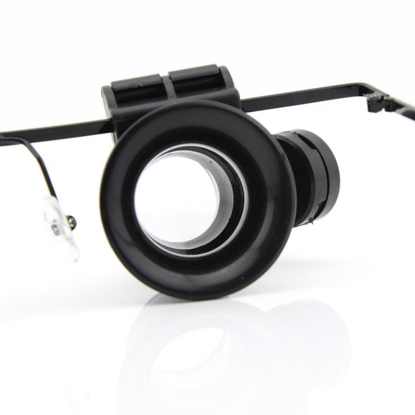 20X Watch Watches Repair Magnifier Magnifying Eyes Glasses With Led Light