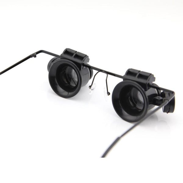 20X Watch Watches Repair Magnifier Magnifying Eyes Glasses With Led Light