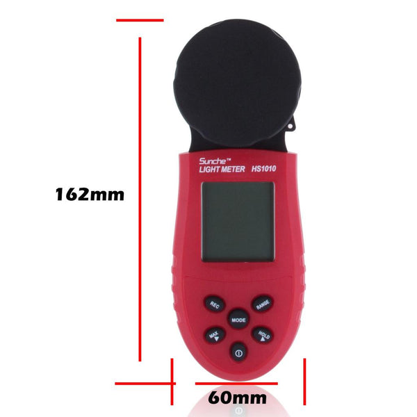 Test 200,000 Lux Digital Light Meter Luxmeter FC Meters Luminometer Photometer