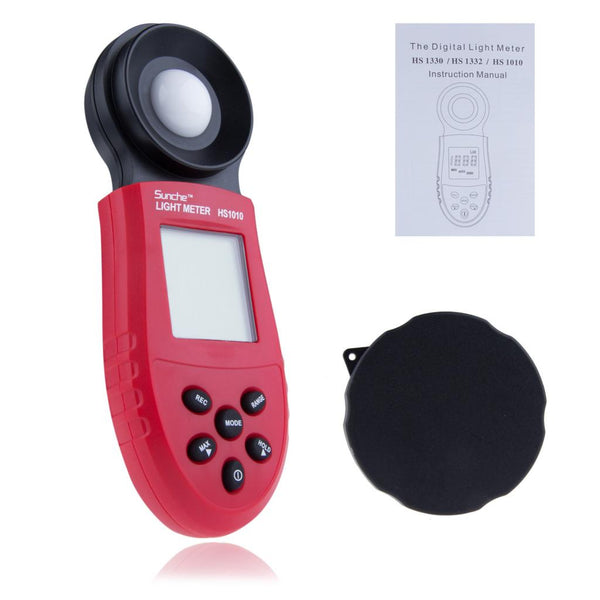 Test 200,000 Lux Digital Light Meter Luxmeter FC Meters Luminometer Photometer