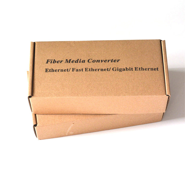 100 1000Mbps Gigabit Ethernet Media Converter Converters Single Mode Single Fiber SC 20Km