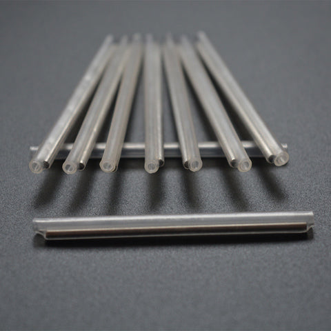 1000pcs Diameter 2.4mm Long 45mm Fiber Optic Fusion Splice Protector Protection Sleeves Clear