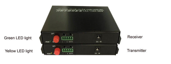 For 720P 960P HD CCTV CVI TVI AHD 8CH Video Fiber Optical Media Converters