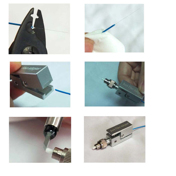 2 PCS Premium FC Square Optical Fiber Optic Coupler Flange FC Adapter