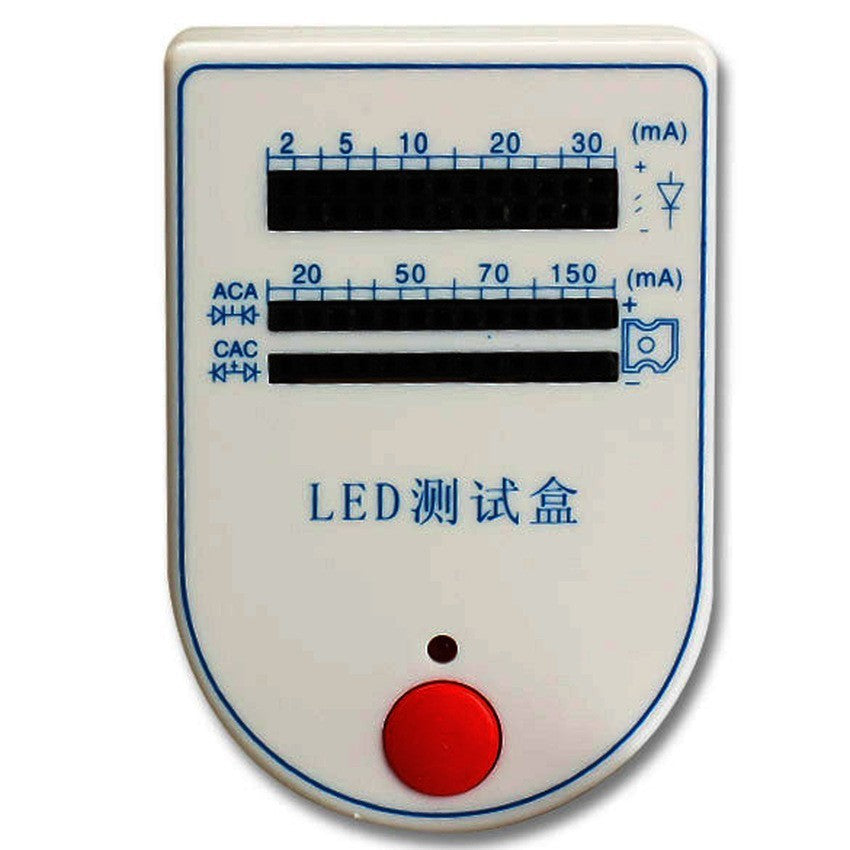 Mini Handy LED Tester Test Box 2~150mA for Light-emitting Diode Bulb Lamp White
