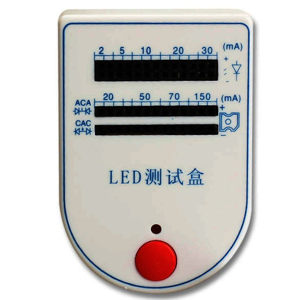 Mini Handy LED Tester Test Box 2~150mA for Light-emitting Diode Bulb Lamp White