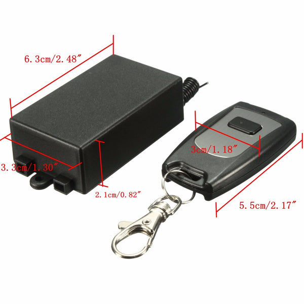 1 CH 433MHz Wireless RF Car Garage Door Remote Control Open Receiver Transmitter