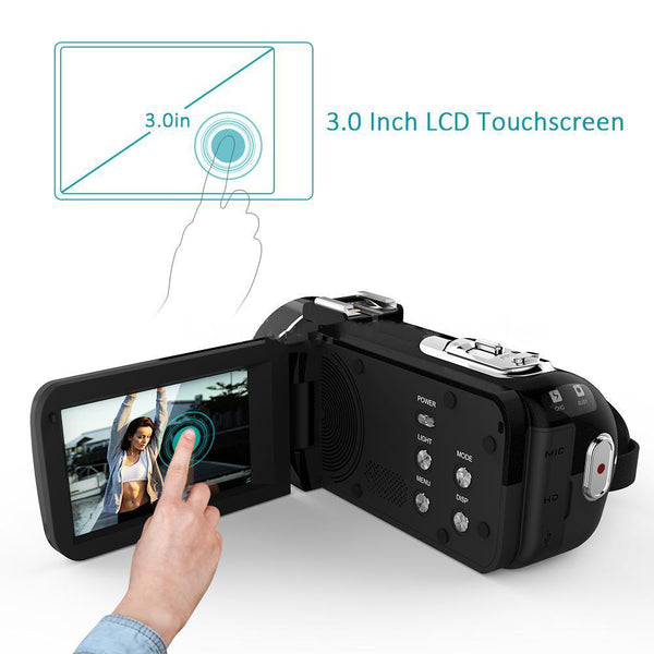 WiFi FULL HD 1080P 24 MP 16X ZOOM Touch Screen Digital Video Camera DV Camcorder