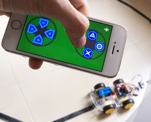 4WD Robot Car Kit UNO BLE4 IR DIY iOS Android Bluetooth control for Arduino