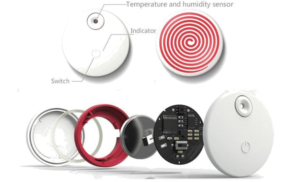Monitor Temperature Humidity Sensor Apps Thermometer Hygrometer hygrothermograph