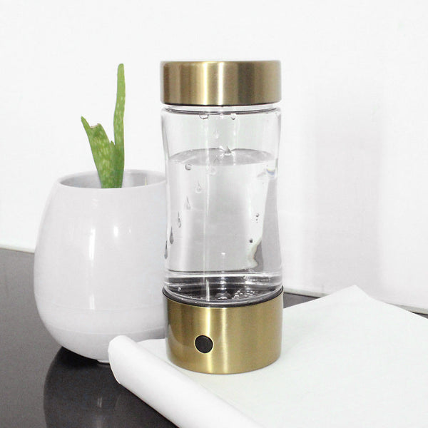 Good Rich Hydrogen Ion Healthy Water Bottle Glasses USB Filter Maker Travel Cup