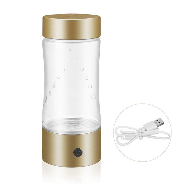 Good Rich Hydrogen Ion Healthy Water Bottle Glasses USB Filter Maker Travel Cup