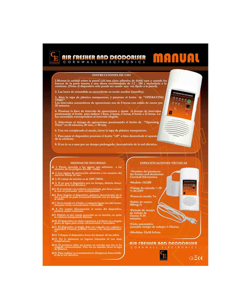 Mini Ozone Generator Clean Air Purifier Ozone Disinfection Cleaner Deodorizer