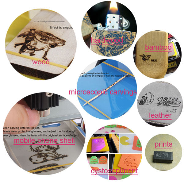500 mW Frame USB Laser Engraving Machine Carving Phone Case Logo Print Printer