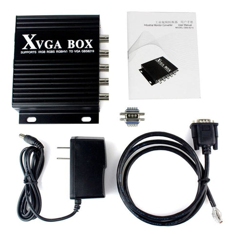 XVGA CGA EGA RGB RGBS SOG RGBHV YPbPr to VGA Signal Industrial Video converter