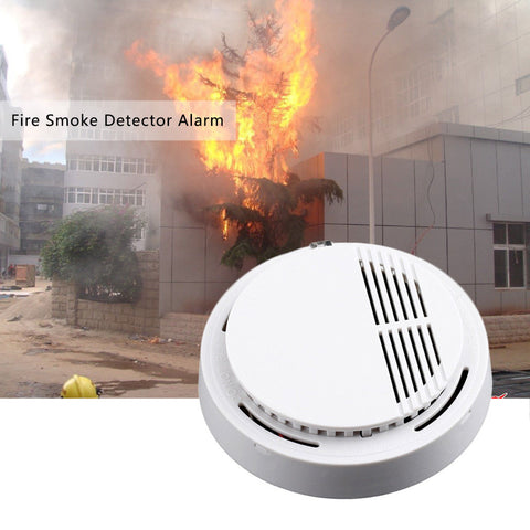 10 pcs Fire Smoke Sensor Detector Alarm Tester Home Security System Cordless