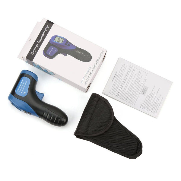 New Digital Non Contact Laser Photo Tachometer Gun RPM Tach Tester Meter Speed