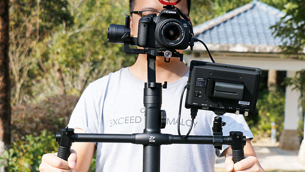 Aluminum 22 / 25 mm Monitor Rod Clamp Holder Light Stand Bracket Cold Shoe Mount