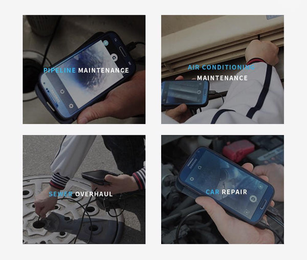 USB Inspection Camera Android Endoscope Waterproof Full LED Mini Borescope Phone