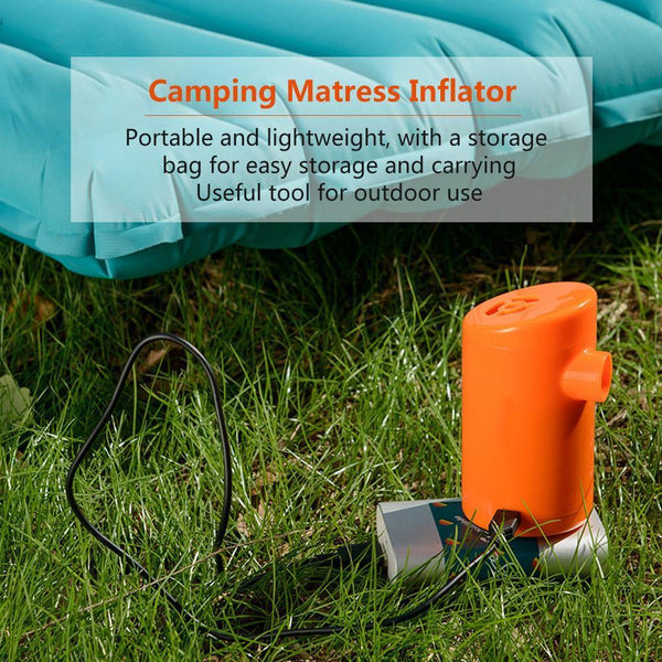 Camping Camp Mattress Portable Inflatable Rechargeable Car Power USB Air Pump