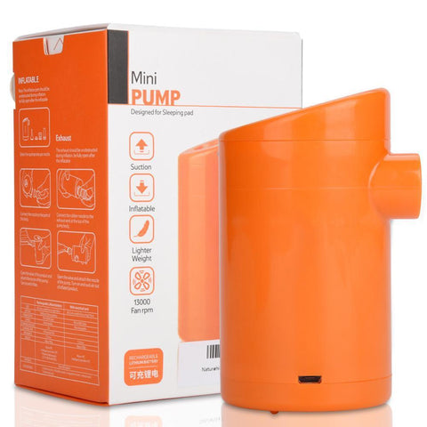 Camping Camp Mattress Portable Inflatable Rechargeable Car Power USB Air Pump