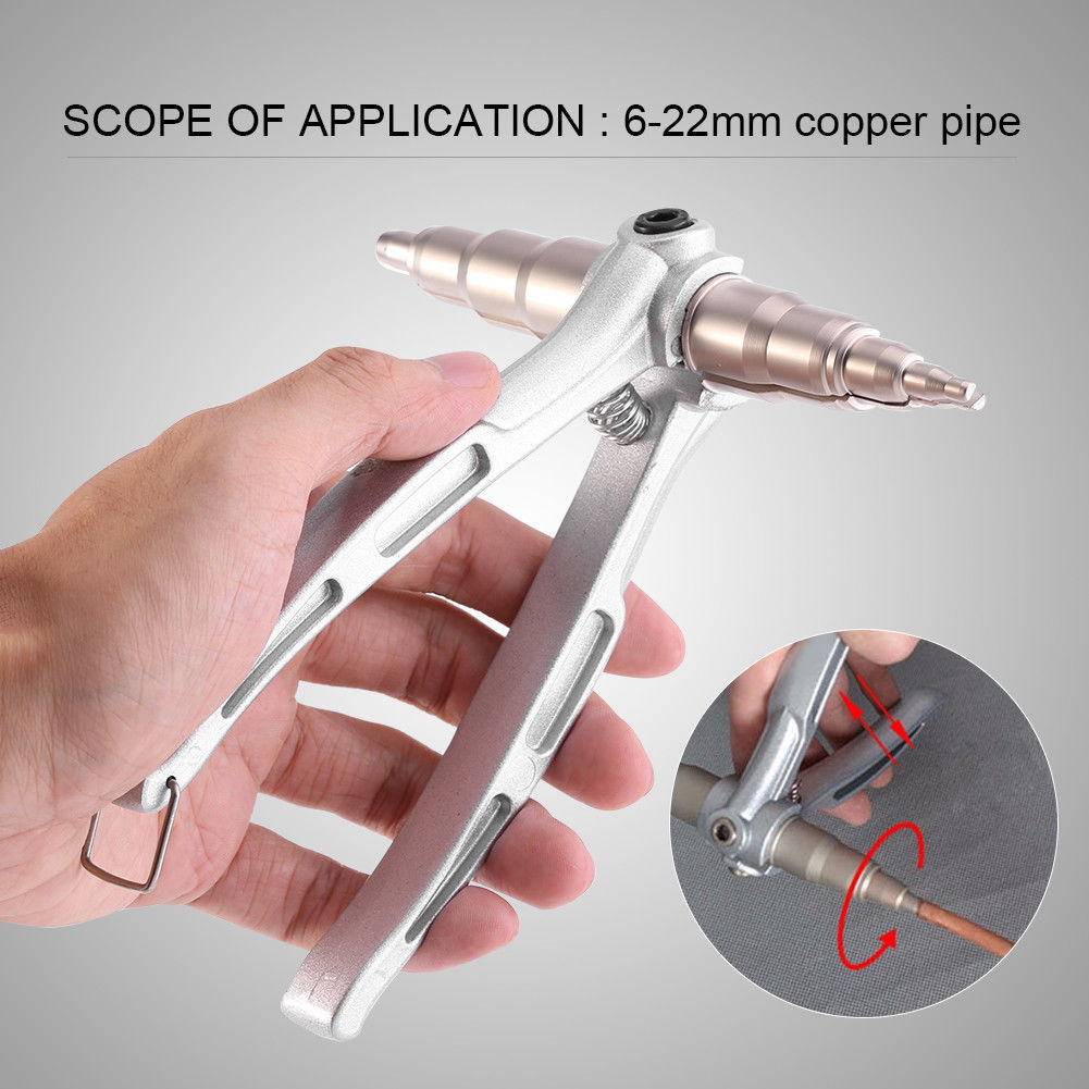 DIY Copper Pipe Tube Expander Air Conditioner Refrigerant Hand Swagging Tool MF