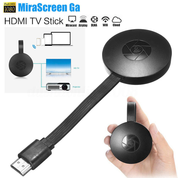 1080P HD HDMI Media Video Steamer Adapter HD TV for Play Game Google Chromecast