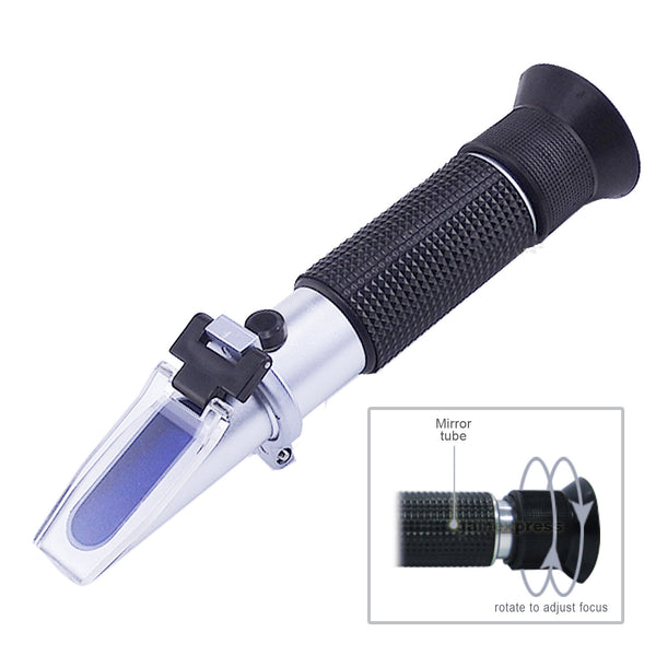 0-18% BRIX REFRACTOMETER Test ATC Low Sugar CNC Maple Sap Juice Vegetable FRUITS