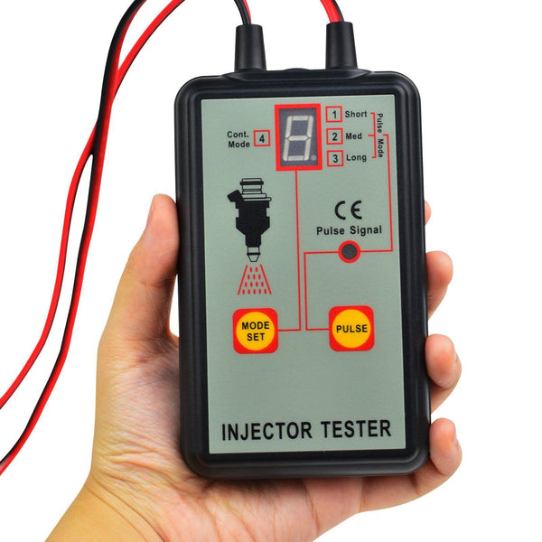 Injector Tester Digital Display 12 V Vehicle Battery Car Truck Auto Motive Tool