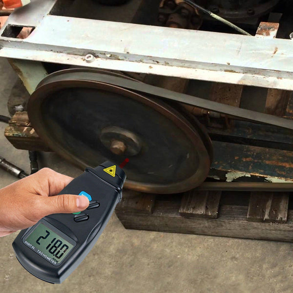 Digital Laser Non Contact Photo Tachometer Hand Heldrpm RPM Speed Kit Guage