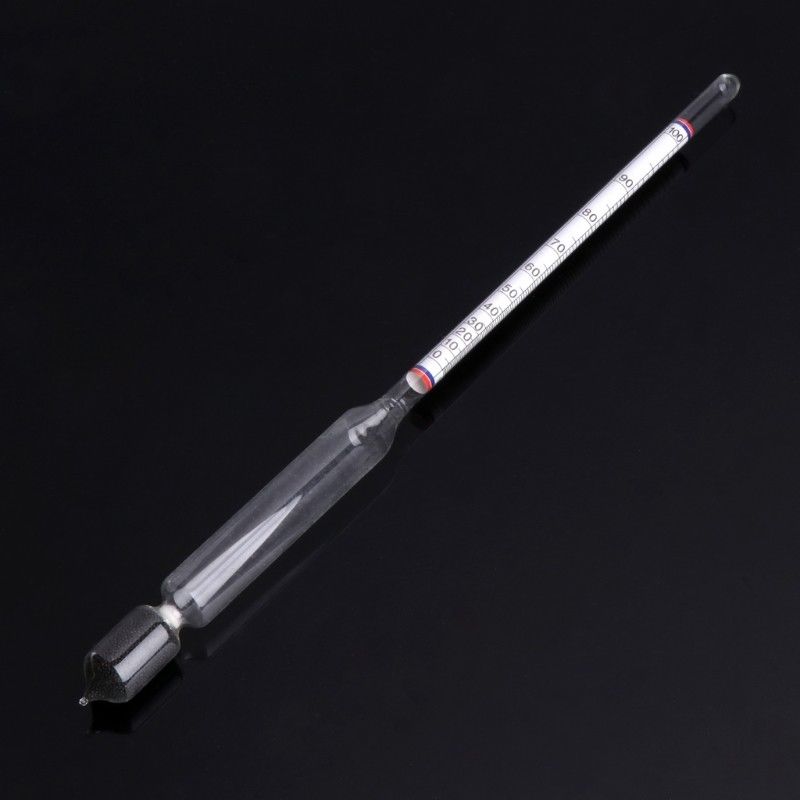 Test Alcoholmeter Alcohol Meter Hydrometer For Whiskey Vodka Wine Sprits Tester