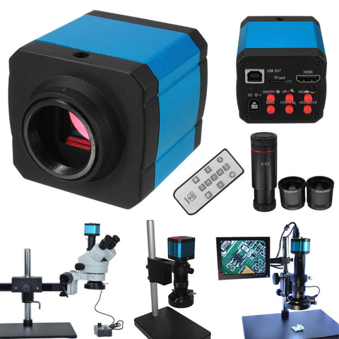 14 MP 1080 P HDMI USB C Mount Digital Industry Video Microscope Camera Zoom Lens