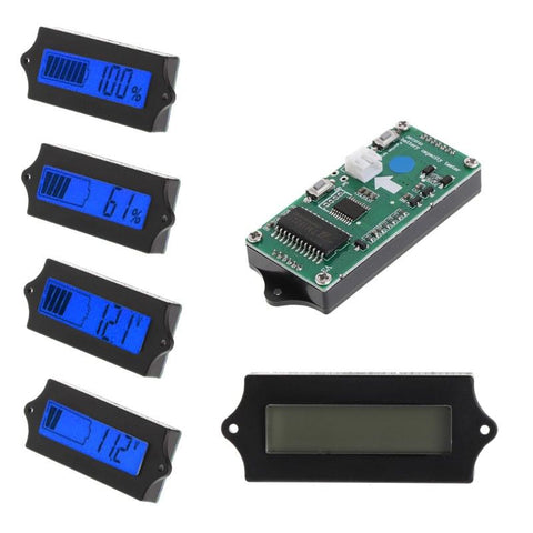 8 to 70V DC LCD Lead Acid Lithium Battery Capacity Digital Tester Indicator
