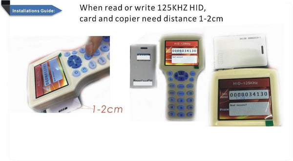 NFC Reader Writer 125 KHz -13.56 MHz IC ID Card RFID Copier uid tag Duplicator