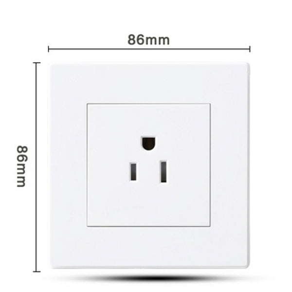 15A 3 Pin Electrical Electric Power Outlet Panel Plate wall Charger power Socket