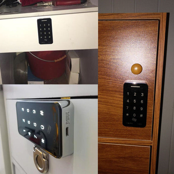 RFID Tag Touch Keypad Password Card Key Digital Electronic Cabinet Closet lock