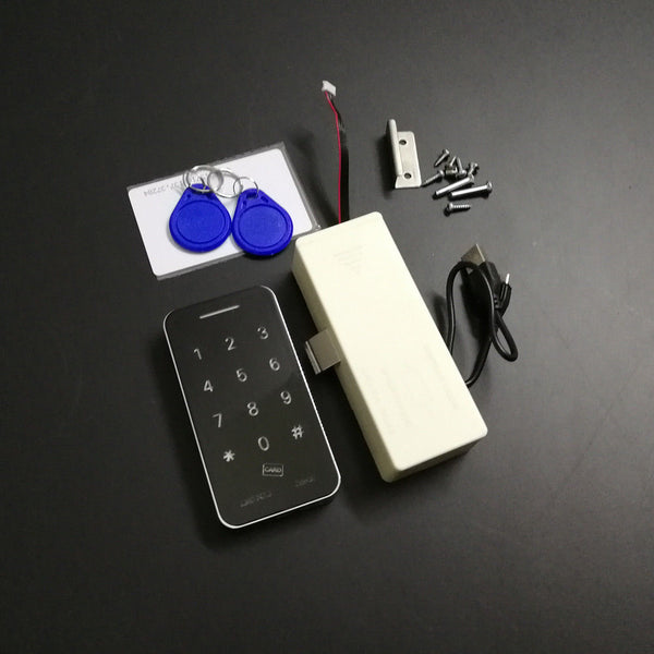 RFID Tag Touch Keypad Password Card Key Digital Electronic Cabinet Closet lock
