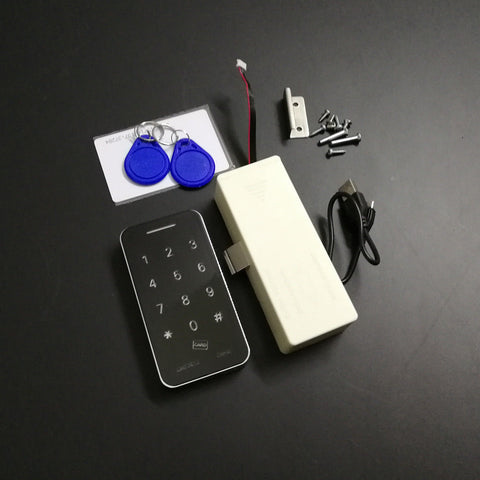 RFID Tag Touch Keypad Password Card Key Digital Electronic Cabinet Closet lock