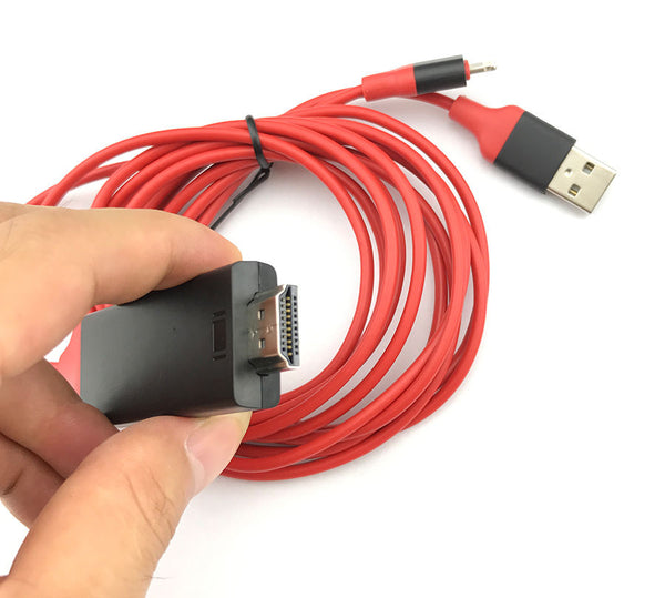 Digital AV HDTV HDMI 1080P CABLE TRANSFER VIDEO AUDIO from Iphone 7 7plus TO TV