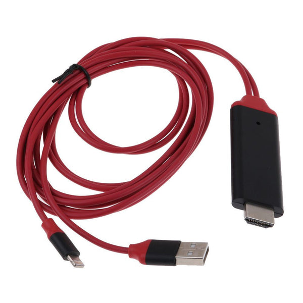 Digital AV HDTV HDMI 1080P CABLE TRANSFER VIDEO AUDIO from Iphone 7 7plus TO TV