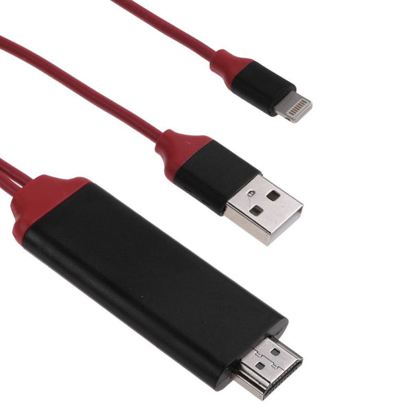 Digital AV HDTV HDMI 1080P CABLE TRANSFER VIDEO AUDIO from Iphone 7 7plus TO TV