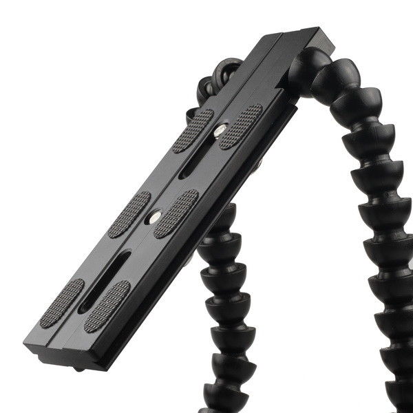 Macro Shot Flexible Dual Arm Flash Bracket Holder Mount For DSLR DV Cam Camera