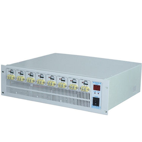 8 Channel Check 18650 Battery Capacity Cabinet 5V 20A Lithium Capacity Tester